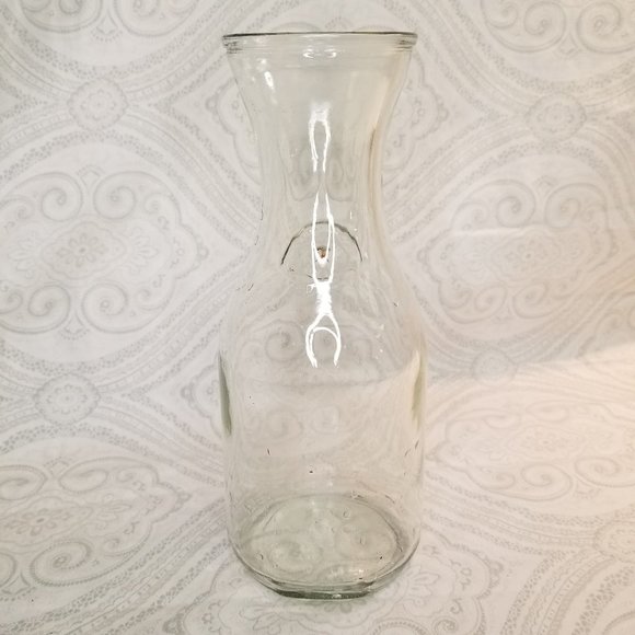Vintage Paul Masson Vineyards Milk Bottle Clear Glass Wine Carafe 1qt Since 1852 - Picture 4 of 5
